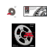 530 Chain Natural, Front & Rear Sprocket Kit YAMAHA XS400 Special II 1980-1981