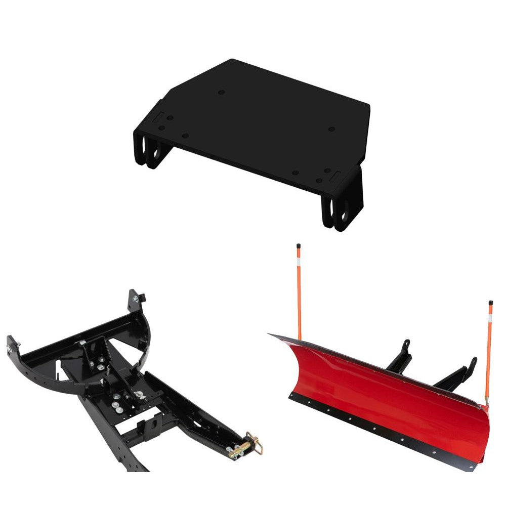 Denali Black UTV Snow Plow Kit For Can-Am Commander 1000 4X4 2021-2022