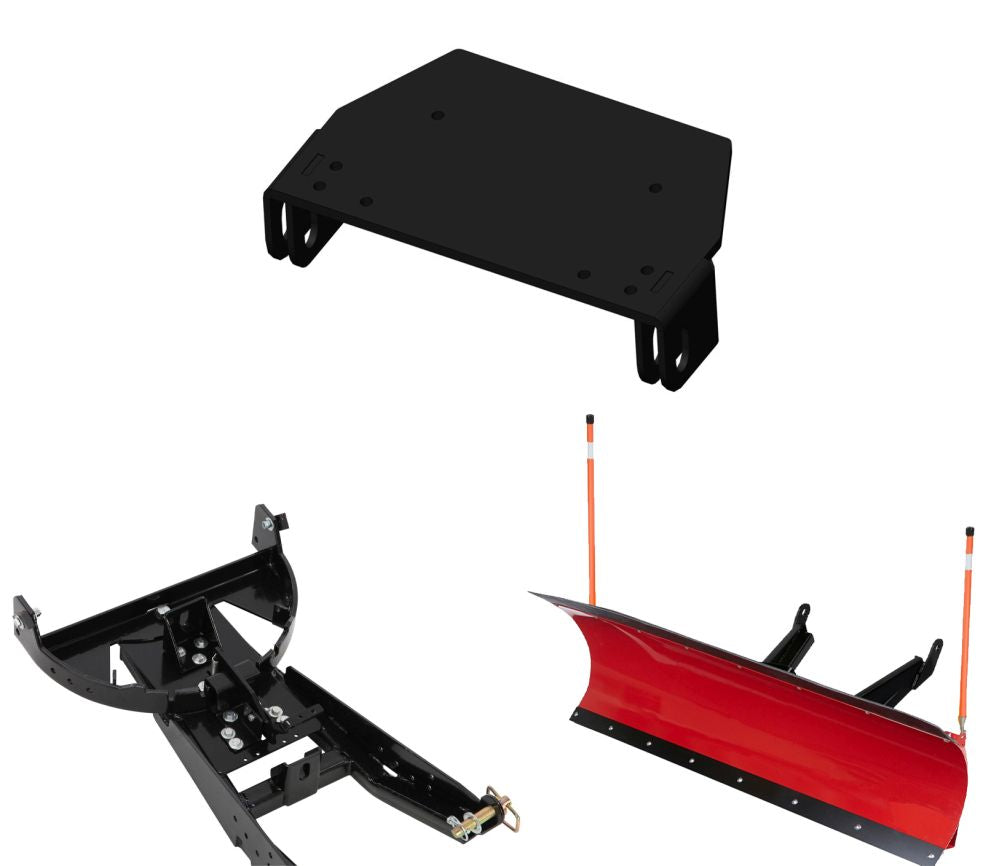 Denali Black UTV Snow Plow Kit For Can-Am Commander 1000 4X4 2021-2022