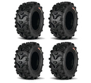 Kenda Set of Two K299A Bear Claw XL Tires (6 Ply) [24x8-12] And Two (6 Ply) [24x10-11] Tires