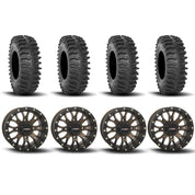 System 3 ST-3 Simulated Beadlock Bronze 20" Wheels And XT400 Tires [33x9.5R-20]