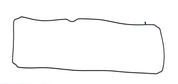 WSM Valve Cover Gasket For Yamaha 75 / 90 Hp L4 4-Stroke 506-49-01