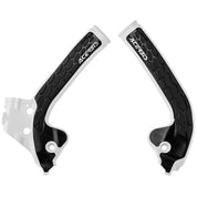 Acerbis White/Black X-Grip Frame Guard - 2686041035
