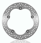 Brake Rotor For Honda VFR1200F Interceptor/FA DCT 2010-2016 Contour Rear Silver