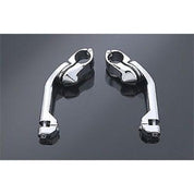 Kuryakyn Chrome Front 1.25 Engine Guard Long Arm Clamp for Highway Pegs Harley