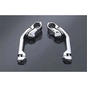 Kuryakyn Chrome Front 1.25 Engine Guard Long Arm Clamp for Highway Pegs Harley