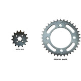 Kit de piñones de acero delanteros y traseros SUNSTAR para HONDA CRF110F todoterreno 2013-2015