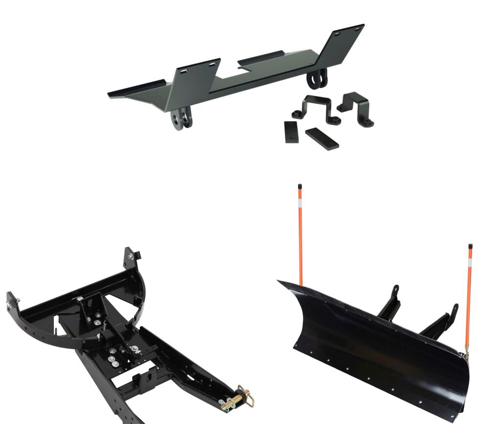 Denali Black UTV Snow Plow Kit For Odes UTVs Dominator 800 4X4 4 Door 2013-2016