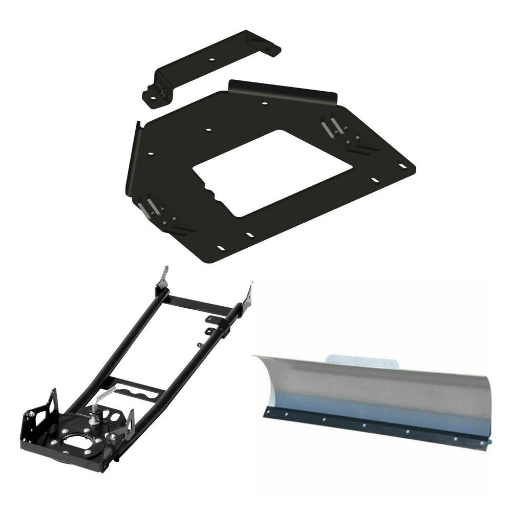 KFI ATV Snow Plow Kit For Polaris Scrambler XP 1000 S 2020-2022-60" Steel Blade 105060