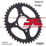 420 Chain Natural, Front & Rear Sprocket Kit for Street HONDA C70 1982-1983