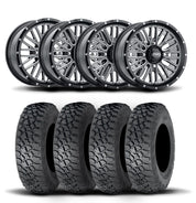 ITP Momentum 15" Machined Black Wheels And Tenacity Tires [32x10R-15]