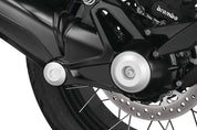 Kuryakyn Lodestar Silver Rear Axle Sliders 3808
