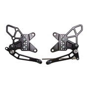 Vortex Racing Adjustable Rear Set Black - RS416K