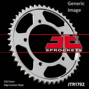 525ZVM-X Nickel, Front & Rear Sprocket Kit for TRIUMPH 865 Scrambler 2006-2015