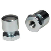 Harley FLSTC Heritage Classic 2000-2015 Solo Mounting Nuts Chrome by Mustang