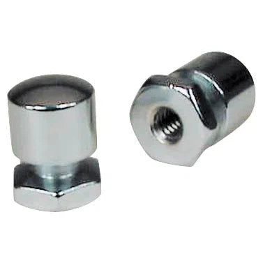 Harley FLSTC Heritage Classic 2000-2015 Solo Mounting Nuts Chrome by Mustang