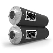 HMF Dual Slip On Titan-QS Exhaust for Can-Am Maverick Turbo 15-17