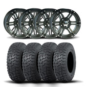 ITP SS316 12" Wheels And Terra Hook Tires [26x9-12]