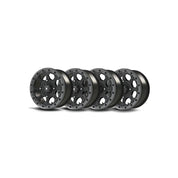 Bullite Set of 4 Ruler Wheel 14X7.0 Gun Metal/Black 4/137 5+2