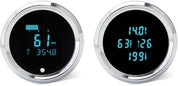 Dakota Digital Universal Dual 3-3/8" Round Multi Function Gauge Kit ODYR-61-1