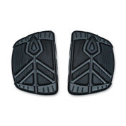 Kuryakyn Black Rubber Spear Mini Boards Footboard Foot Pegs Indian Scout Chief