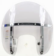 National Cycle Light Gray SwitchBlade Chopped Quick Release Windshield With Mount Kit, Straight Forks