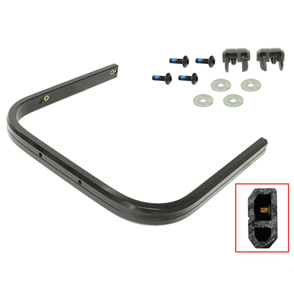 SPI SM-12546BK Spi Rear Bumper - Heavy Duty