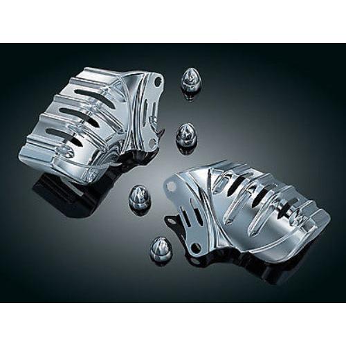 Harley FLHRC Classic 2008-2014Brembo Caliper Covers Front Chrome by Kuryakyn