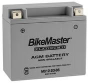 BikeMaster AGM 12V Platinum Battery For Arctic Cat 1000 H2 2010-2017 Grey