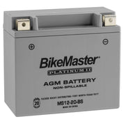 BikeMaster AGM 12V Platinum Battery For Arctic Cat 1000 H2 2010-2017 Grey