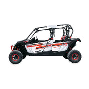 DragonFire Racing Maverick Max X rs Door Graphics - Black/White/Red - 07-2105