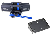 Viper V2 ATV Winch Kit 4500 lb Standard Spool With 40 Feet Black Synthetic Rope With Mount For Suzuki King Quad Models 2007-2010
