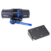 Viper V2 ATV Winch Kit 4500 lb Standard Spool With 40 Feet Black Synthetic Rope With Mount For Suzuki King Quad Models 2007-2010