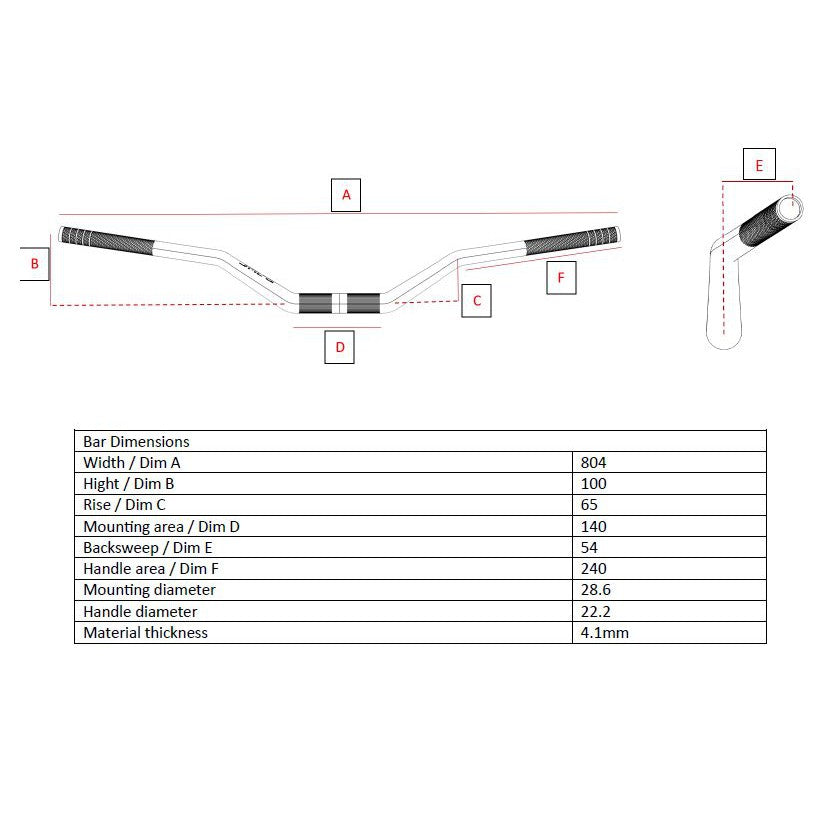 RJWC Unbreakable Black Handlebar With Knurled Grips Designed For ATVs 30257001