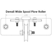 DENALI Plow Pulley Fairlead for Wide Winches with 3" x6" Bolt Pattern MA11212W
