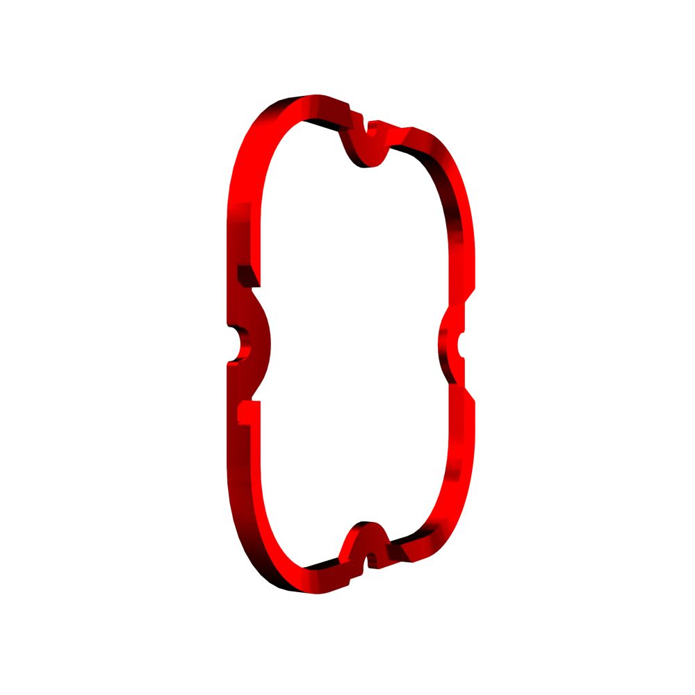 KC HiLiTES FLEX ERA 4 - 1-Bezel Ring - ED Coated - Red 30571
