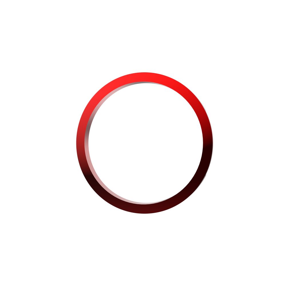 KC HiLiTES FLEX ERA 1 - Single Bezel Ring - Red 30575