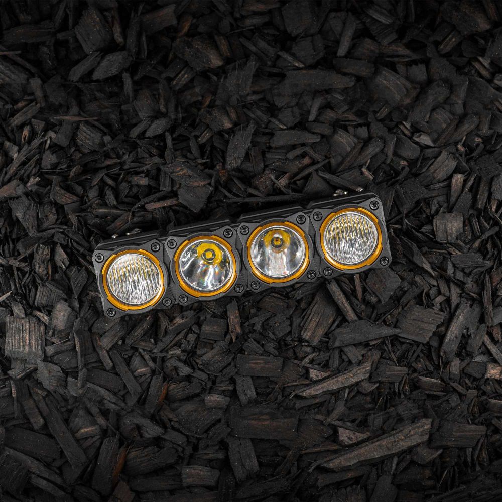 KC HiLiTES FLEX ERA LED Light Bar - Bezel Kit for 10" Segments - Gold 30578