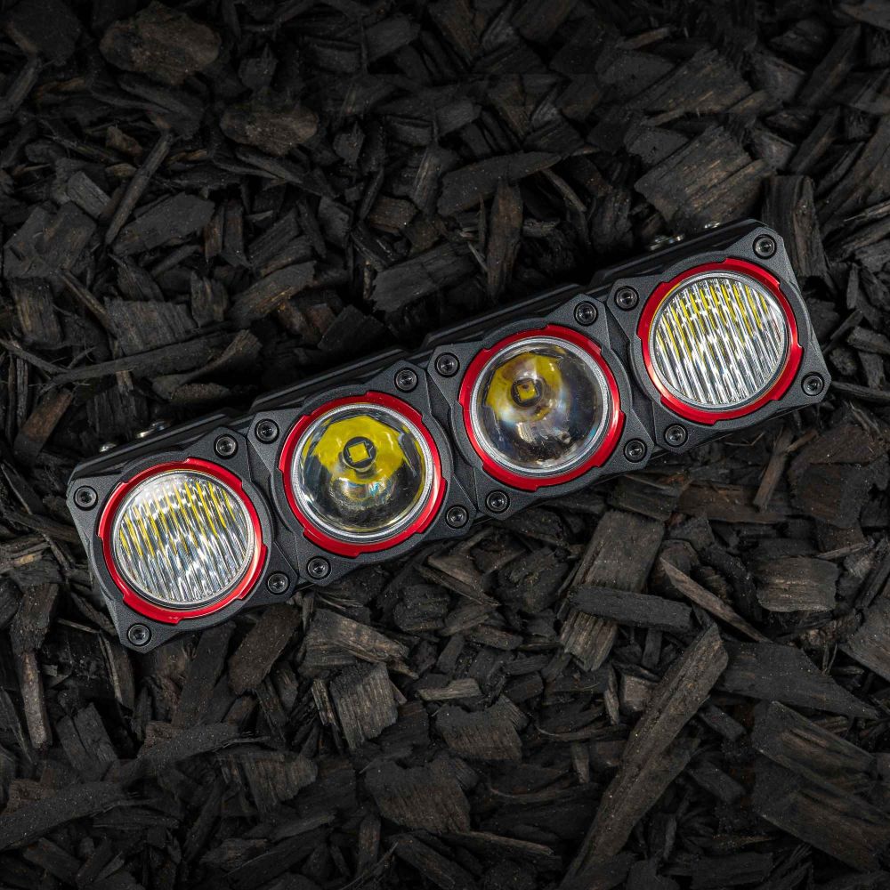 KC HiLiTES FLEX ERA LED Light Bar - Bezel Kit for 10" Segments - Red 30579