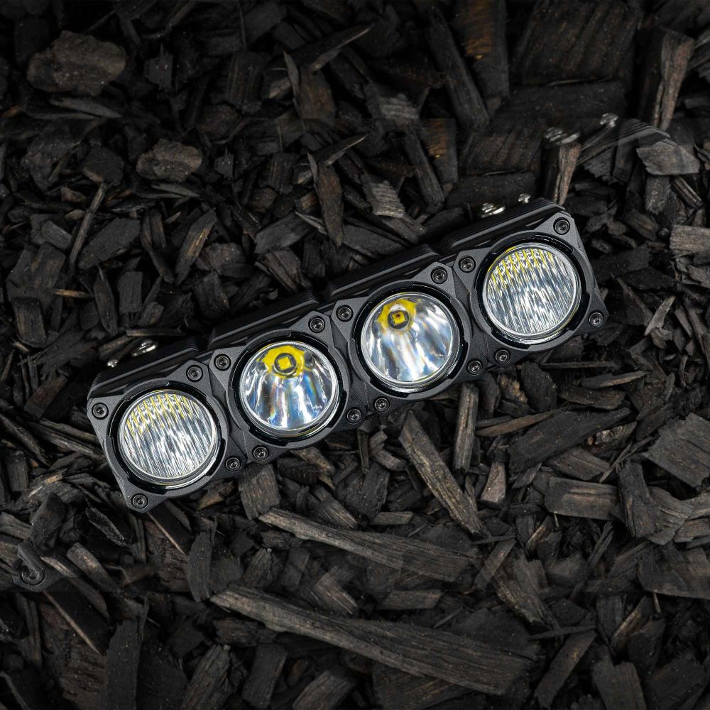 KC HiLiTES FLEX ERA LED Light Bar - Bezel Kit for 10" Segments - Gloss Black