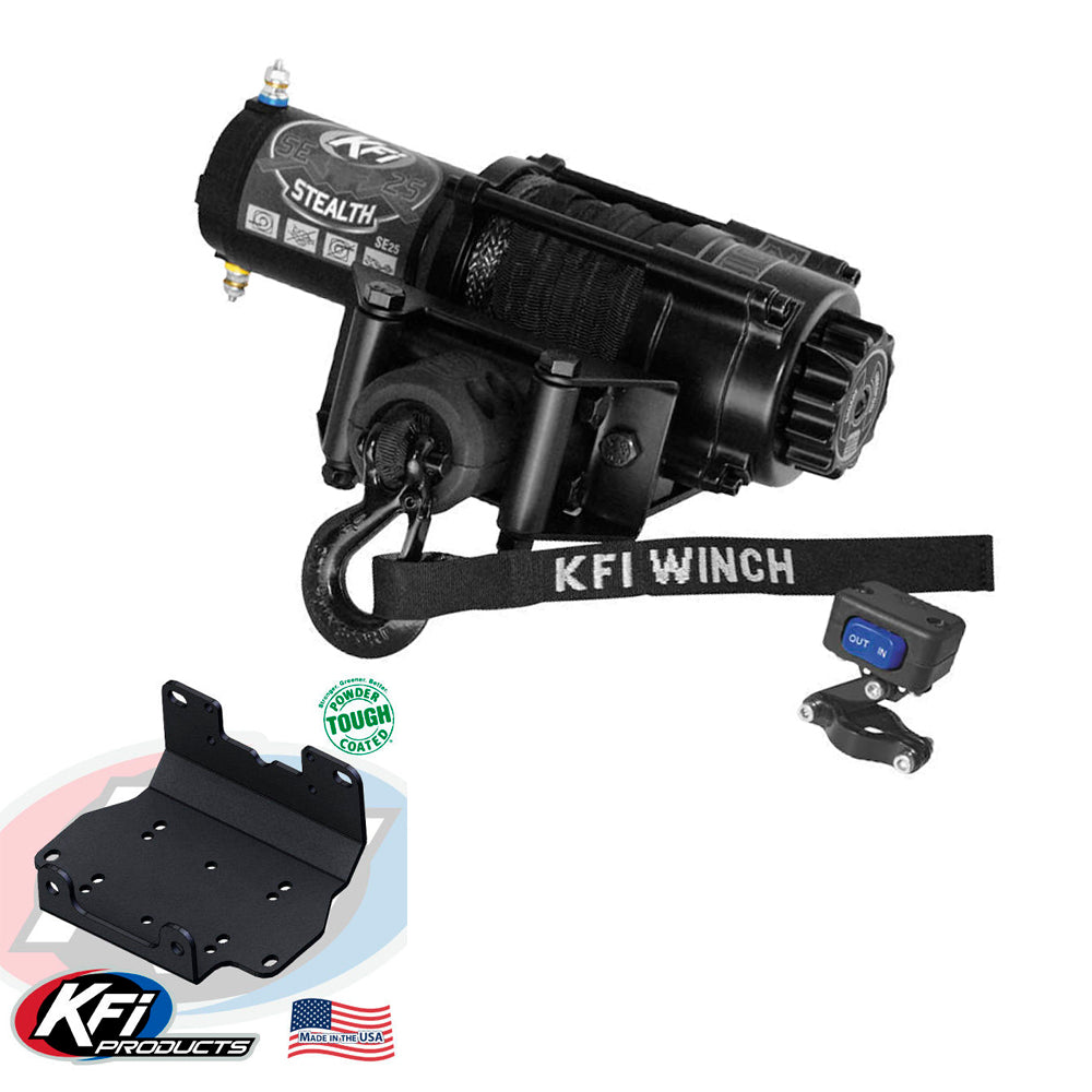 KFI 2500 lb Assault Winch And Optional Mount