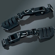 Kuryakyn Gloss Black Ergo II Cruise Mount Trident Dually ISO Pegs Goldwing Honda