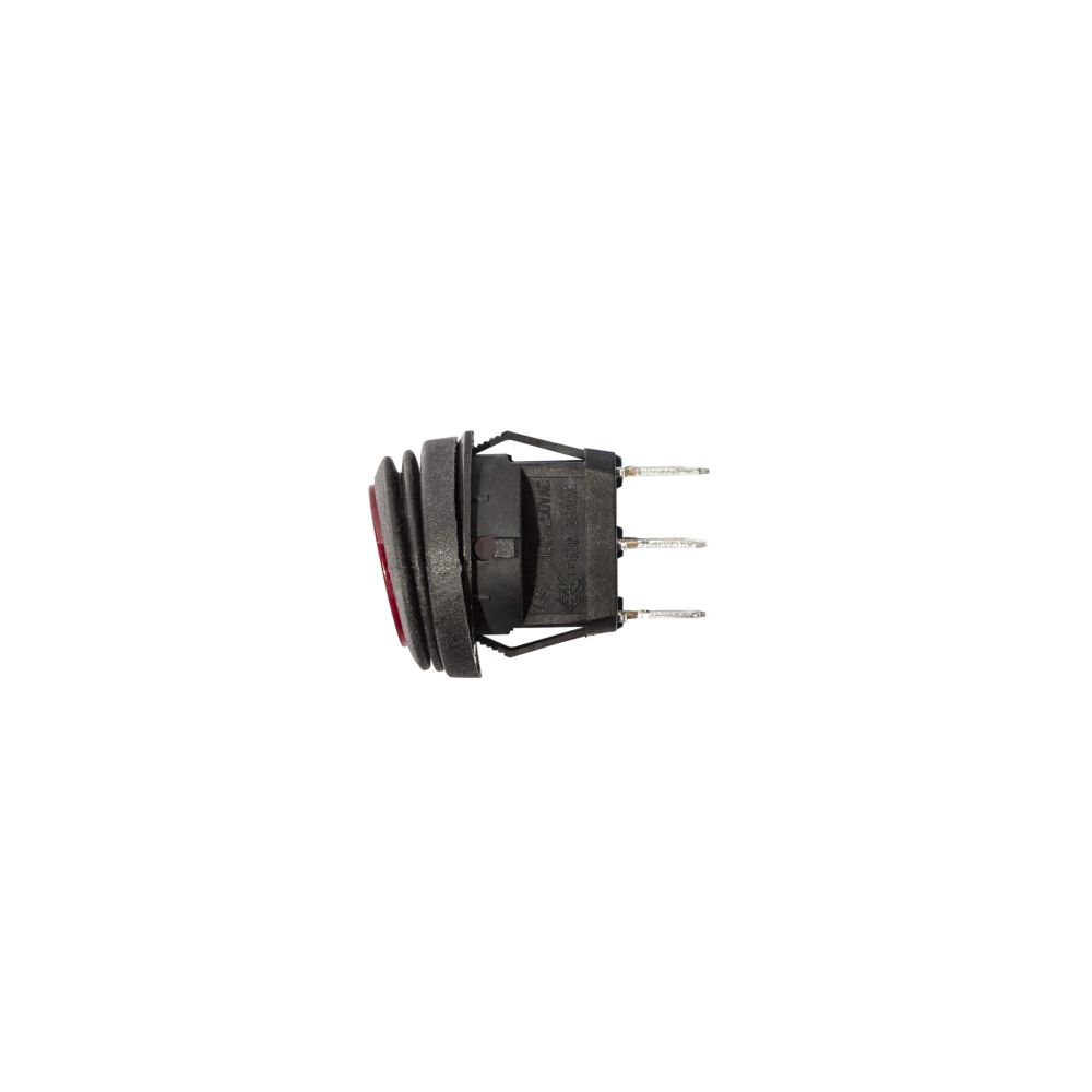 KC HiLiTES KC Illuminated LED Rocker Light Switch - 2 Pos - Round - Red 3113