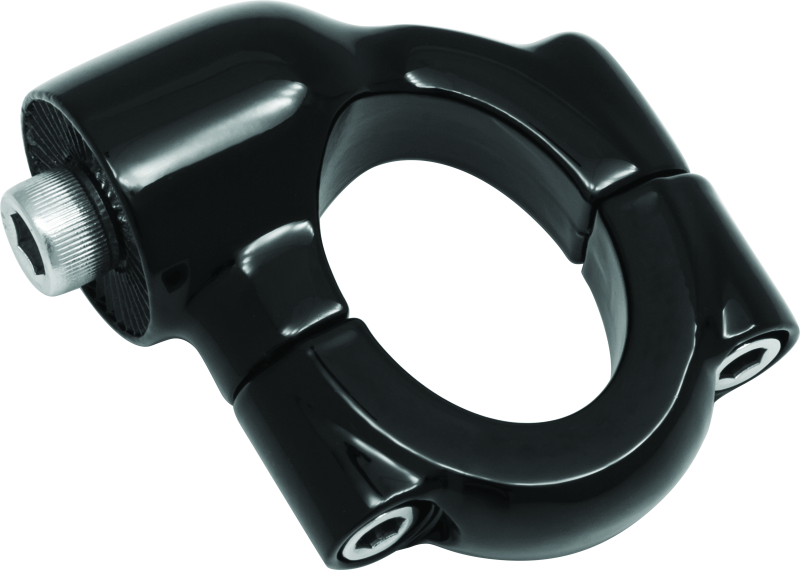 Kuryakyn Gloss Black Side Mount License Plate Holder Clamp 3117