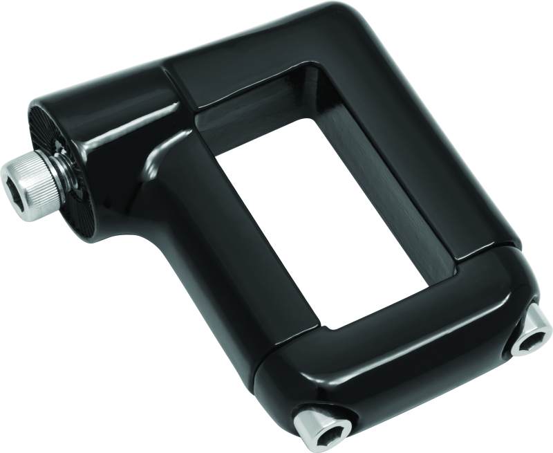 Kuryakyn Black Side Mount License Plate Clamp 3118