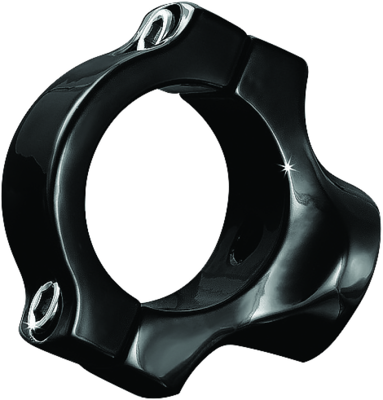 Kuryakyn Gloss Black Side Mount License Plate Holder Clamp 3121