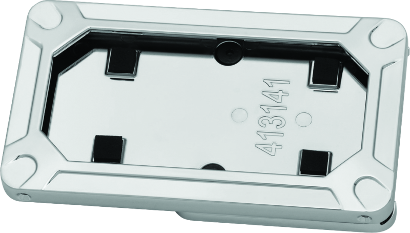 Kuryakyn Chrome Nova Side Mount License Plate Frame Gloss 3141