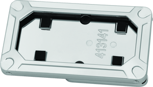 Kuryakyn Chrome Nova Side Mount License Plate Frame Gloss 3141