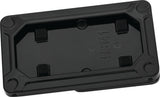 Kuryakyn Gloss Black Nova Side Mount License Plate Frame 3142