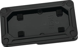 Kuryakyn Gloss Black Nova Side Mount License Plate Frame 3142